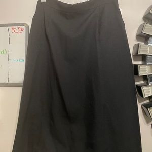NWOT Black Skirt with Elastic Back XL